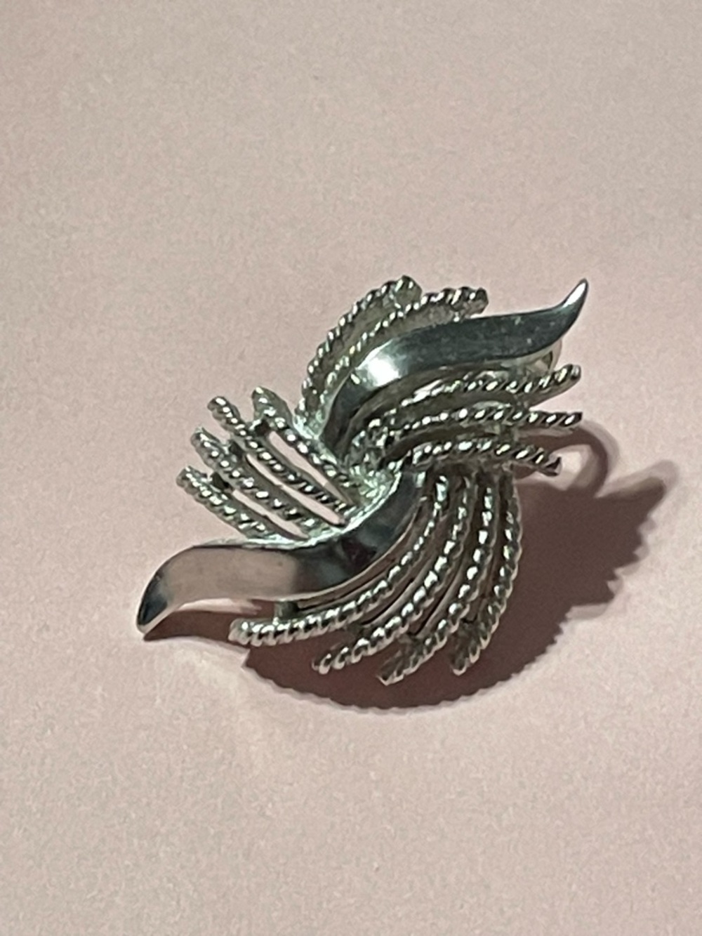 Vintage Signed Crown Trifari Silver Tone Single Earring #9610 👑 BEST PRICE